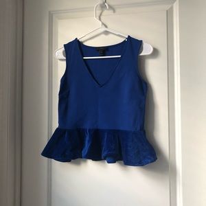 J. Crew peplum top